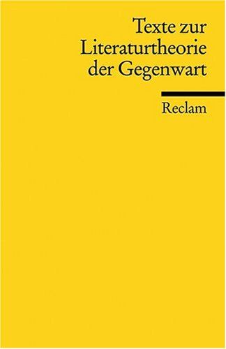 Dorothee Kimmich - Texte zur Literaturtheorie der Gegenwart - Preis vom 30.09.2026 09:01:18 h
