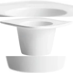 MÄSER Eierbecher, Serie LA MUSICA, Weiß, 6er Set, 576017
