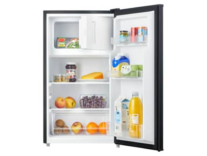 Tomado TRT4702B - Tischkühlschrank - 80 Liter - Gefrierfach - Energieeffizienzklasse D - Schwarz