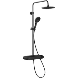 Duravit, Duschsystem, Shower Systems système de douche Shelf 1050 thermostat de douche, 2 consommateurs, noir mat