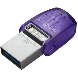 Kingston Technology DataTraveler 64GB microDuo 3C 200MB/s dual USB-A + USB-C