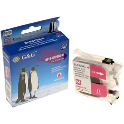 G&G XXL-Druckerpatrone kompatibel mit Brother LC125XLM magenta