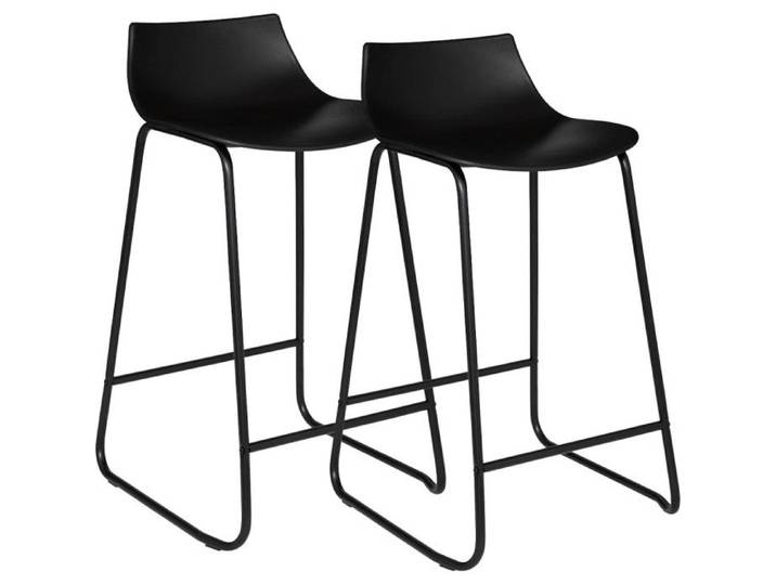 Lot de 2 tabourets bar Design  Otac  Atmosphera - 47x48 5x82 - Noir