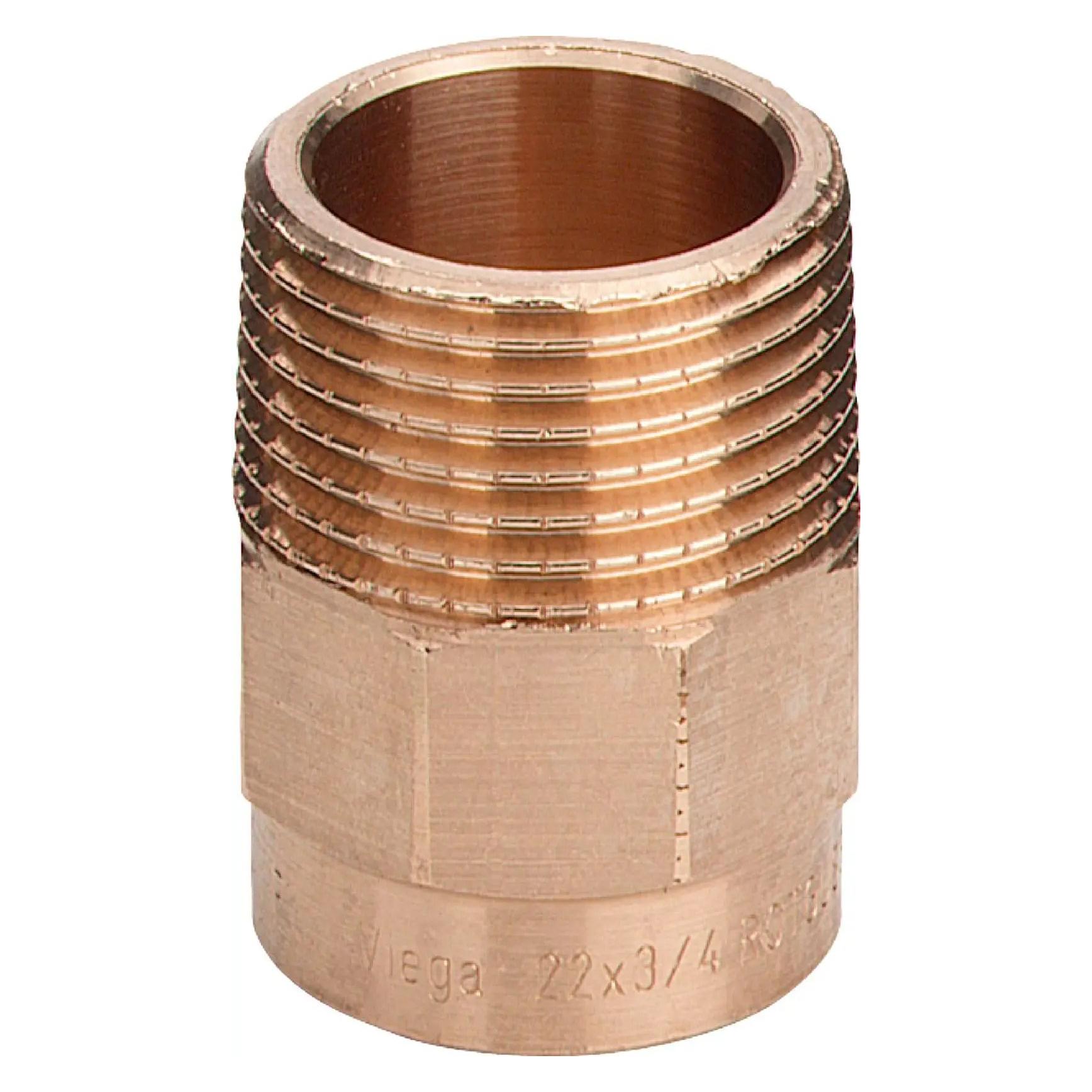 Viega Temporary connector 35mmx1 "nipple - 107109 (Rohrverschraubung) (107109)