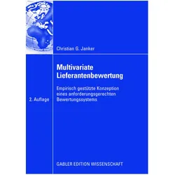 Multivariate Lieferantenbewertung, Fachbücher von Christian G. Janker