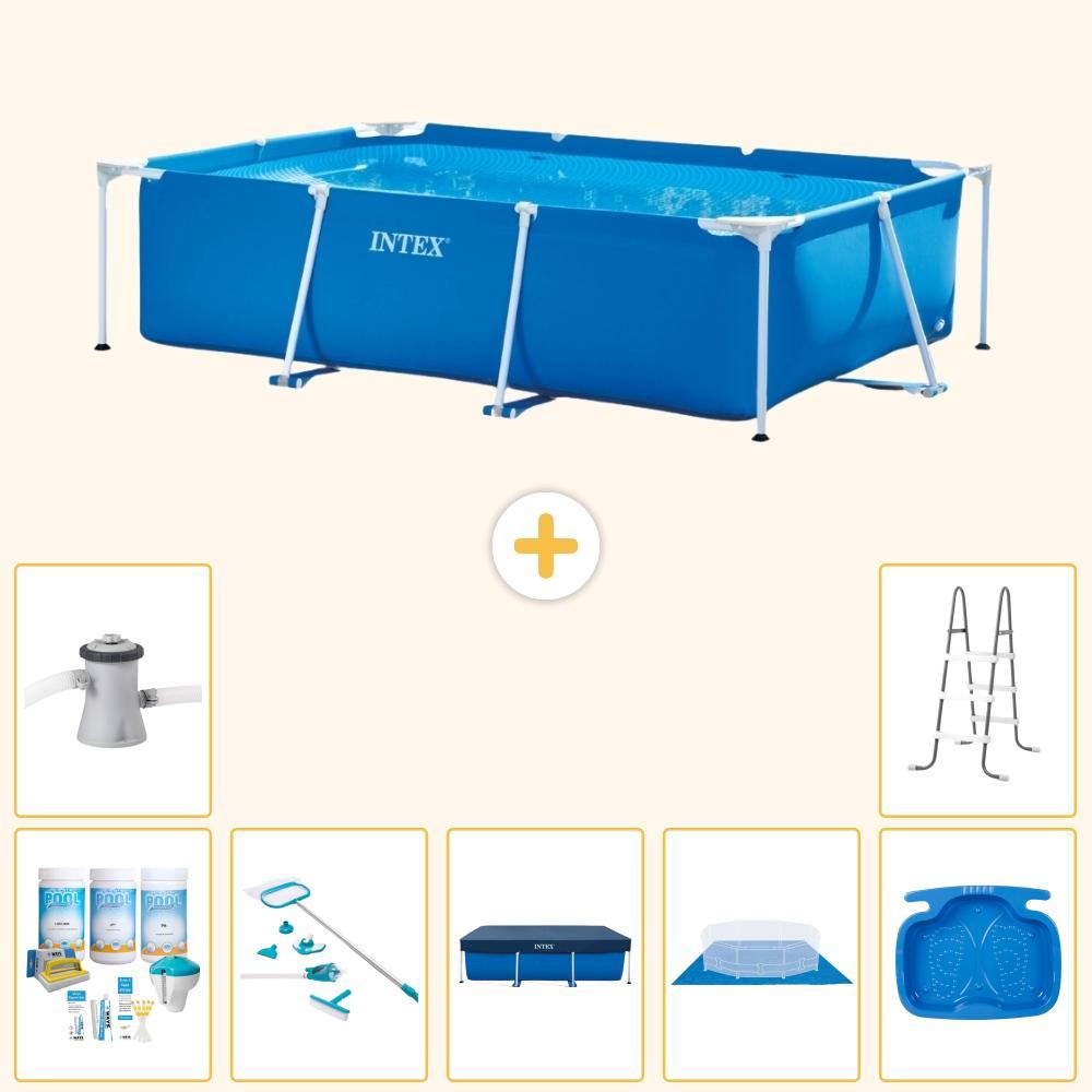 Rechteckiger Frame Pool - 260x160x65 cm - 8-teilig S20030