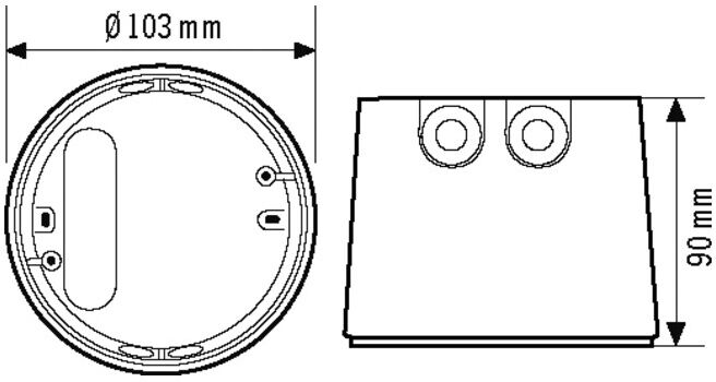 ESYLUX Boîte saillie COMP.APC EP10426278 (EP10426278)