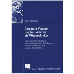 Corporate-Venture-Capital-Einheiten als Wissensbroker, Fachbücher