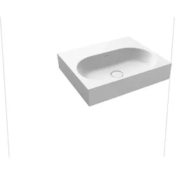 Kaldewei CENTRO Wandwaschtisch, 600x500 mm, alpinweiß matt, Perl-Effekt, ohne Überlauf