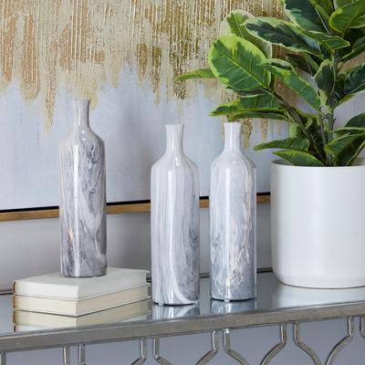 CosmoLiving by Cosmopolitan Wonderful Ceramic Vase Assorted 3