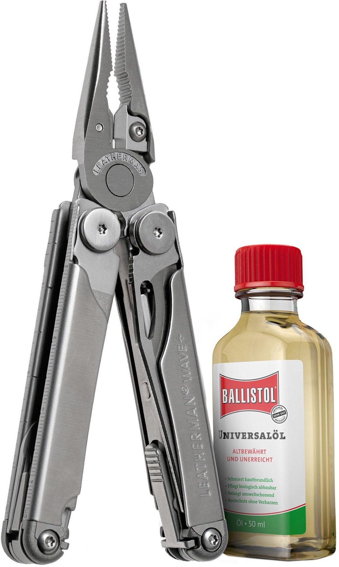 Leatherman Wave Plus con olio per la manutenzione Ballistol GRATIS