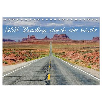 USA: Roadtrip durch die Wüste (Tischkalender 2027 DIN A5 quer), CALVENDO Monatskalender
