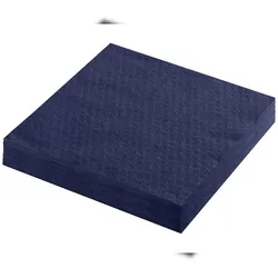 VEPATIM 1000x Servietten Prägeservietten 1-lagig 33 x 33 cm dunkelblau