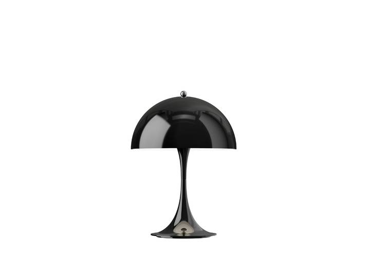 Panthella 250 PORTABLE LED-Akkulampe schwarz - Louis Poulsen - Wohnzimmer - Modern - Kunststoff - Mit Schirm