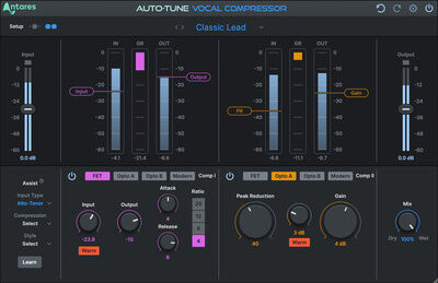 Antares AutoTune Vocal Compressor