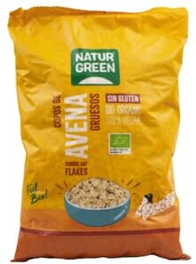 NaturGreen Flocos De Aveia Grossos Bio Sem Glúten 1 Kg