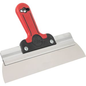 Schuller Spachtel 50162, Breite 300mm, Flächenspachtel aus Edelstahl, mit Kunststoffgriff