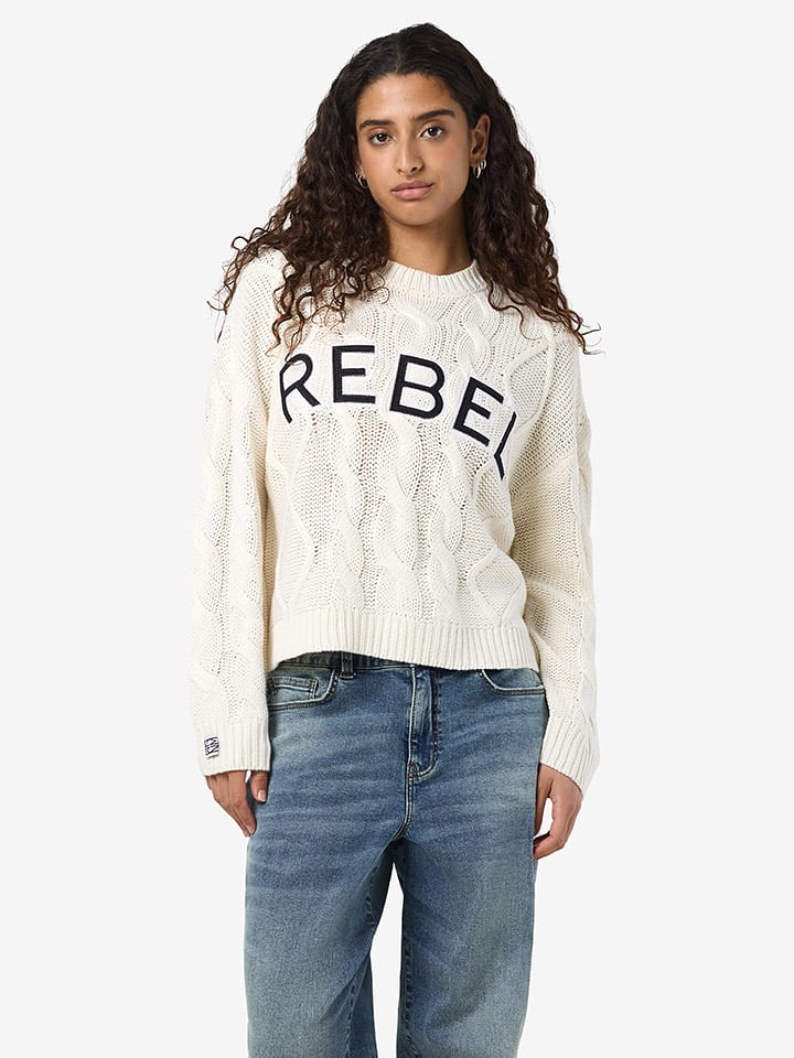 Noisy may Pullover in Weiß - XS