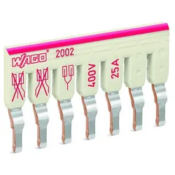WAGO Schachtelbrücke 2002-477 7fach lichtgrau