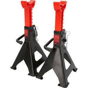 KS-Tools Unterstellbock 160.1250, Tragkraft 3t, 290-430 mm, höhenverstellbar, 2 Stück