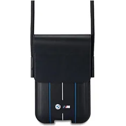 BMW Torebka Phone Pouch Blue Stripes czarny, Notebooktasche, Schwarz