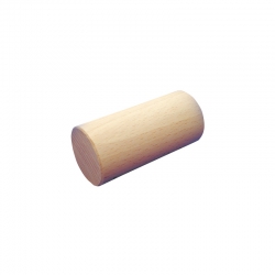 Halmakegel.com Bauklotz - Walze - lang - natur - 100x48mm - 50mm 260284
