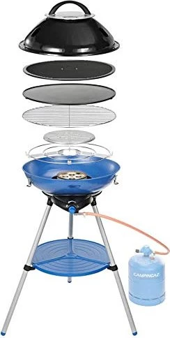 Campingaz Party Grill 600 R Gaskocher (schwarz/blau, 50 mBar)