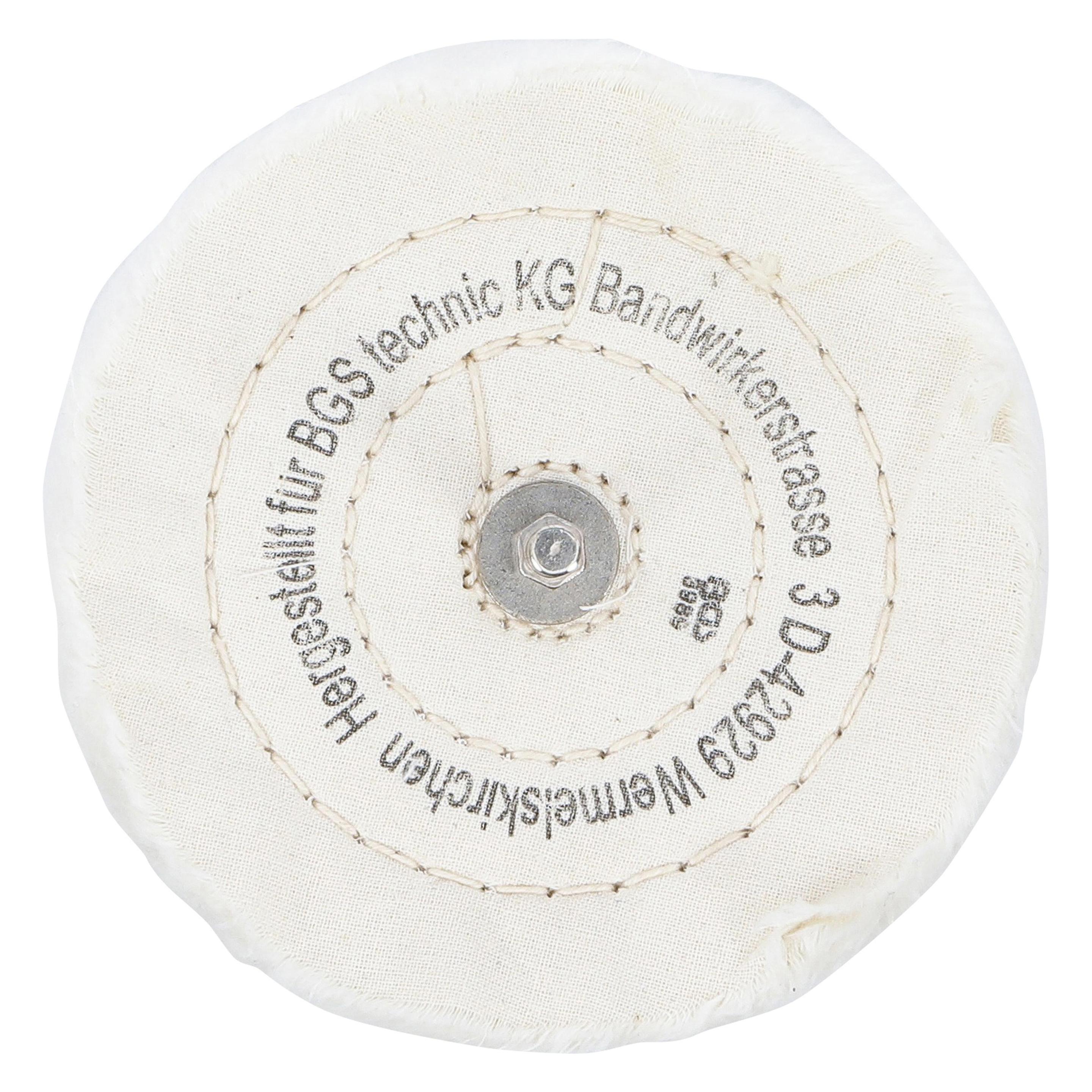 BGS Polierscheibe mit Spanndorn 6 mm (3989)