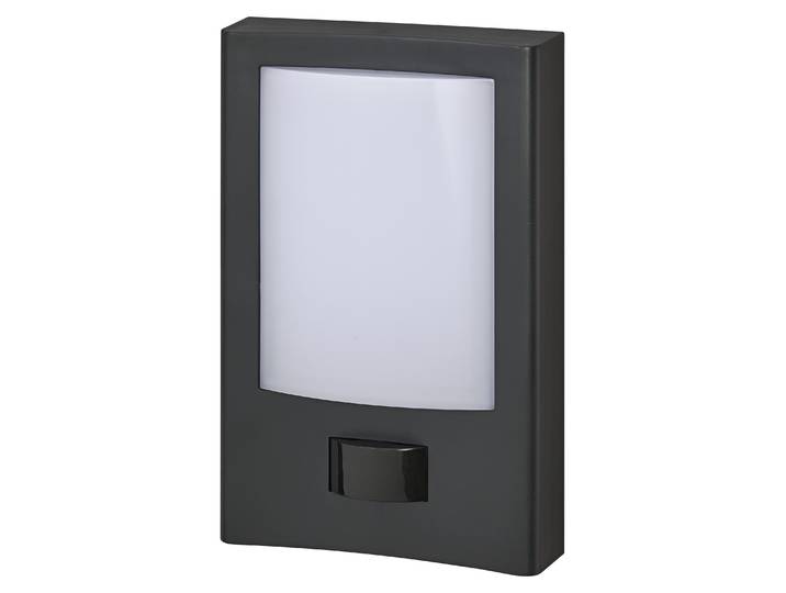 OSRAM 4099854444432 Dunkelgraue Wandleuchten für Hauseingänge mit mattiertem Diffusor und optionalem Sensor 13.00 W 900 lm