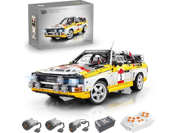 Happy Build YC-23043 Audi Sport Quattro S1 RC 1:8 Konstruktions-Spielset, (3887 St)