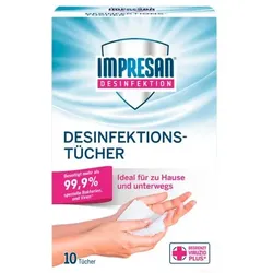 Impresan 10 Desinfektionstücher