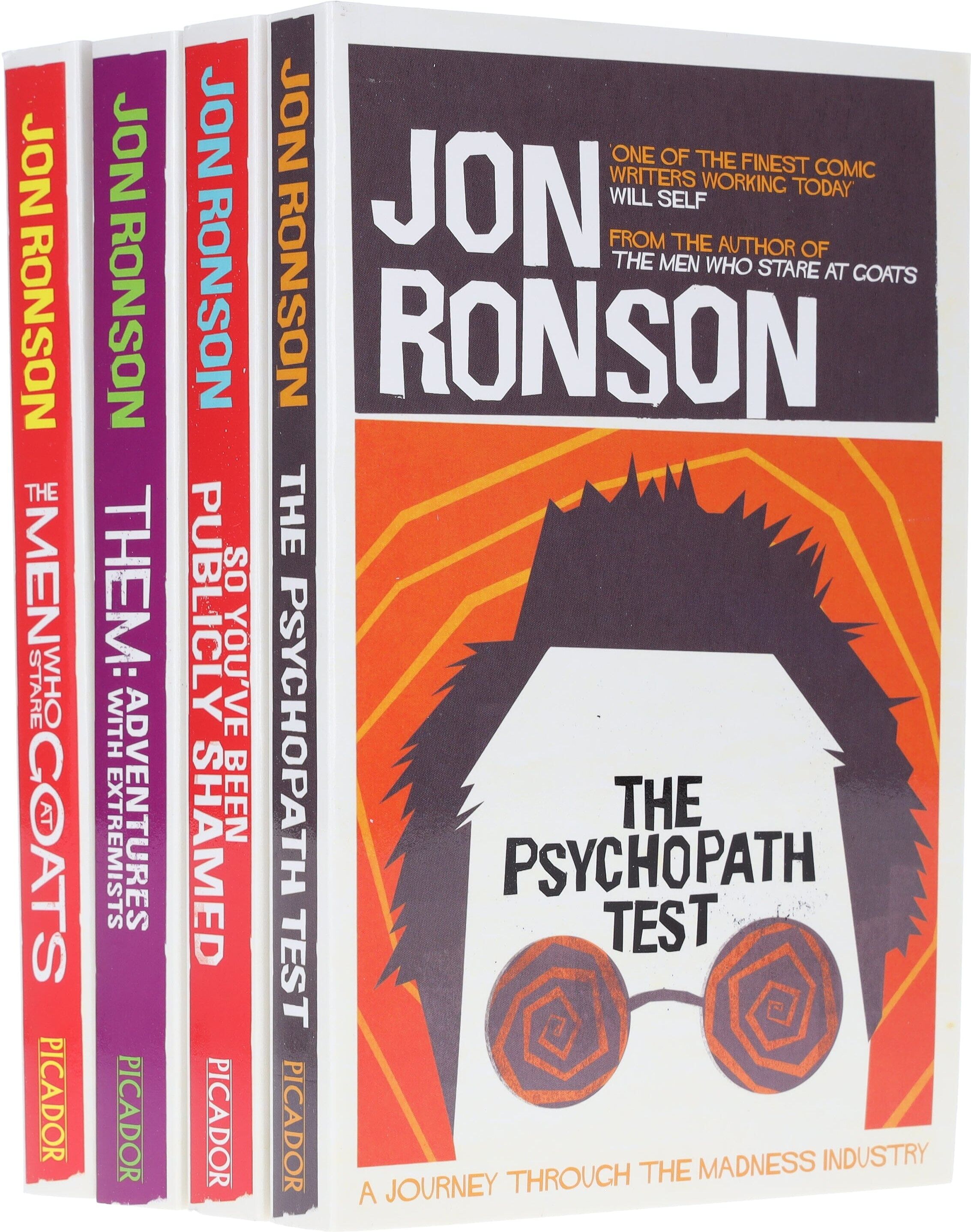 Jon Ronson 4 Books Collection Set - Non-Fiction - Paperback Pan Macmillan