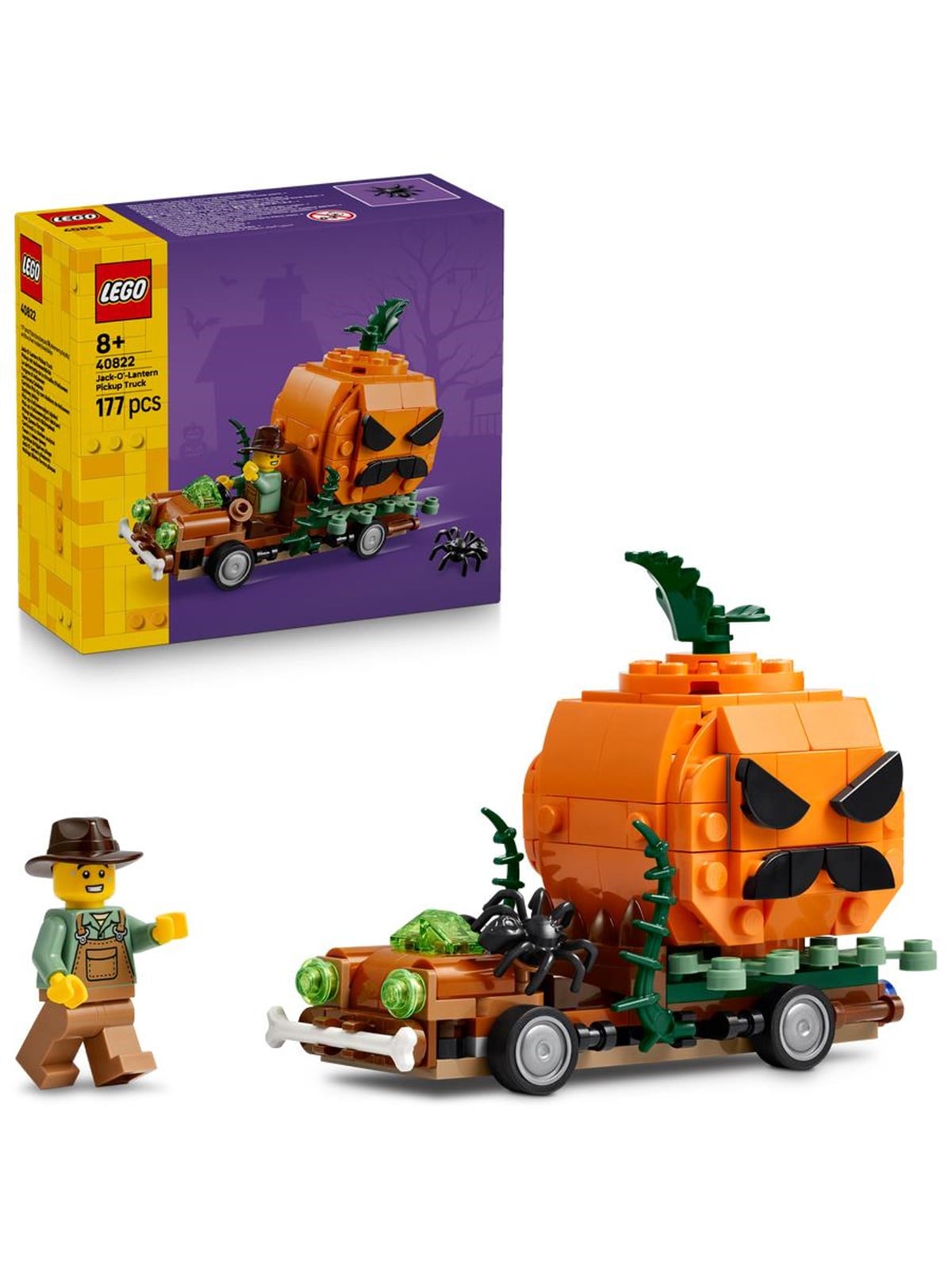 LEGO Icons 40822 Pickup mit Halloweenkürbis