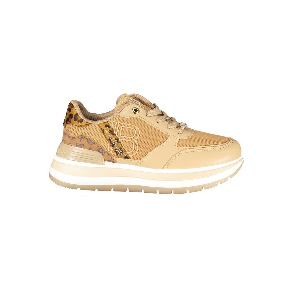 Laura Biagiotti Marrone Polyurethaan Dames Sneakers