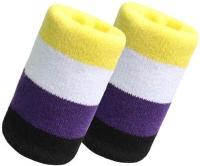 Clever Finds Colorful Cotton Sports Sweatband Wrist Support For Gym Running And Tennis b