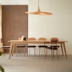 Ausziehtisch aus massivem Eichenholz 6-12 Pers. 260x91 Esmée