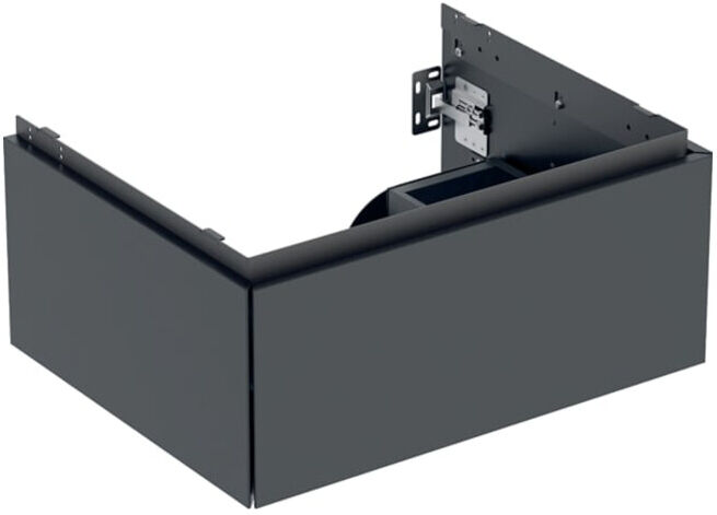 Geberit Meuble sous lavabo One 59,2x50,4x47cm, noir mat, 1 tiroir (505071008)
