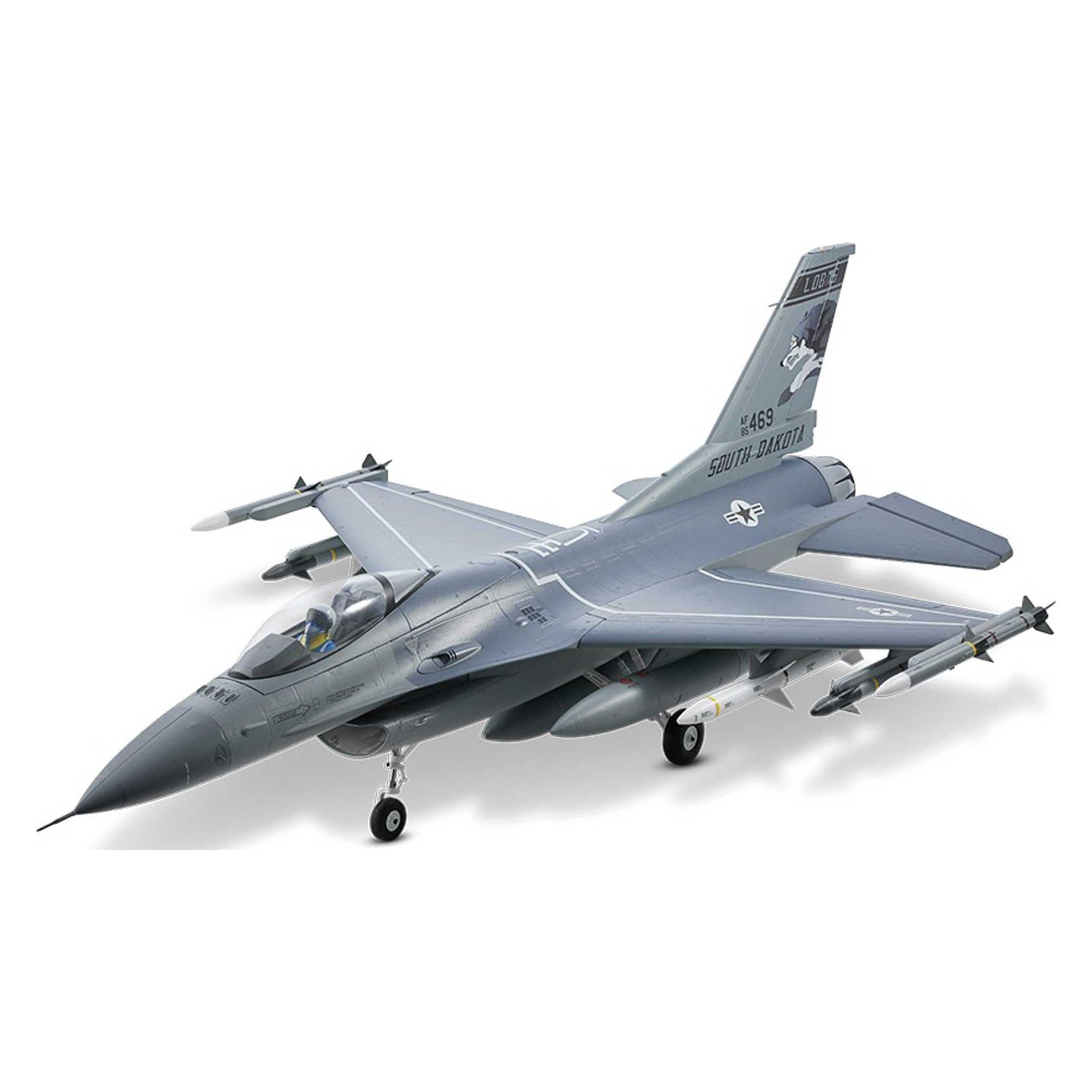 FMS F16 EDF 64 PNP grau - 74 cm (Jet, Motorflugzeug) (DPFMS146PGY)