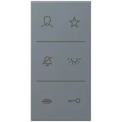 Jung Design-Cover Video 3fach SI V6 LC DC 251