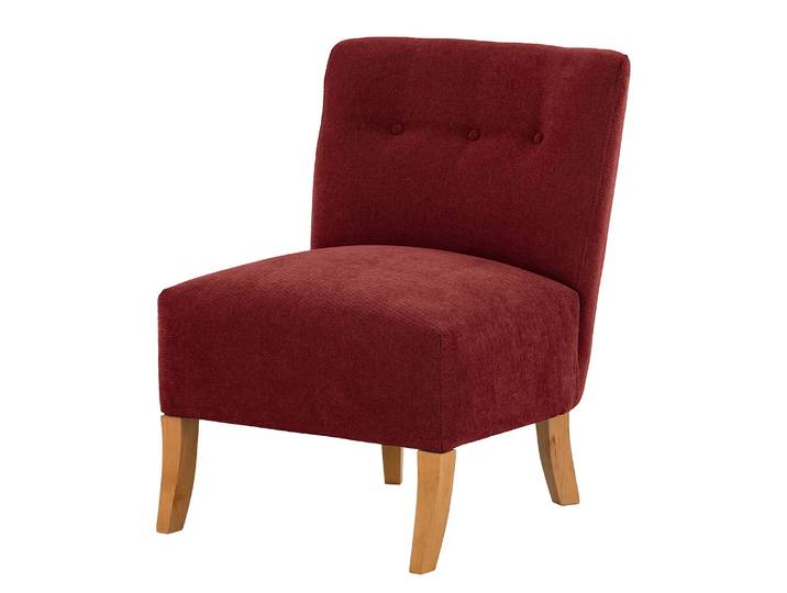 Fauteuil Tillet Rouge Tissu Scara 62 x 79 x 67cm