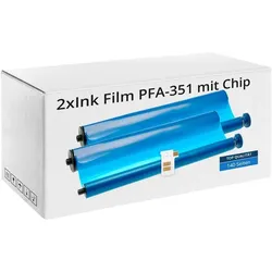 Druckfuxx, Fax Zubehör, 2x Thermo-Transfer-Rolle Inkfilm für Philips Magic 5 BASIC DECT ECO VO