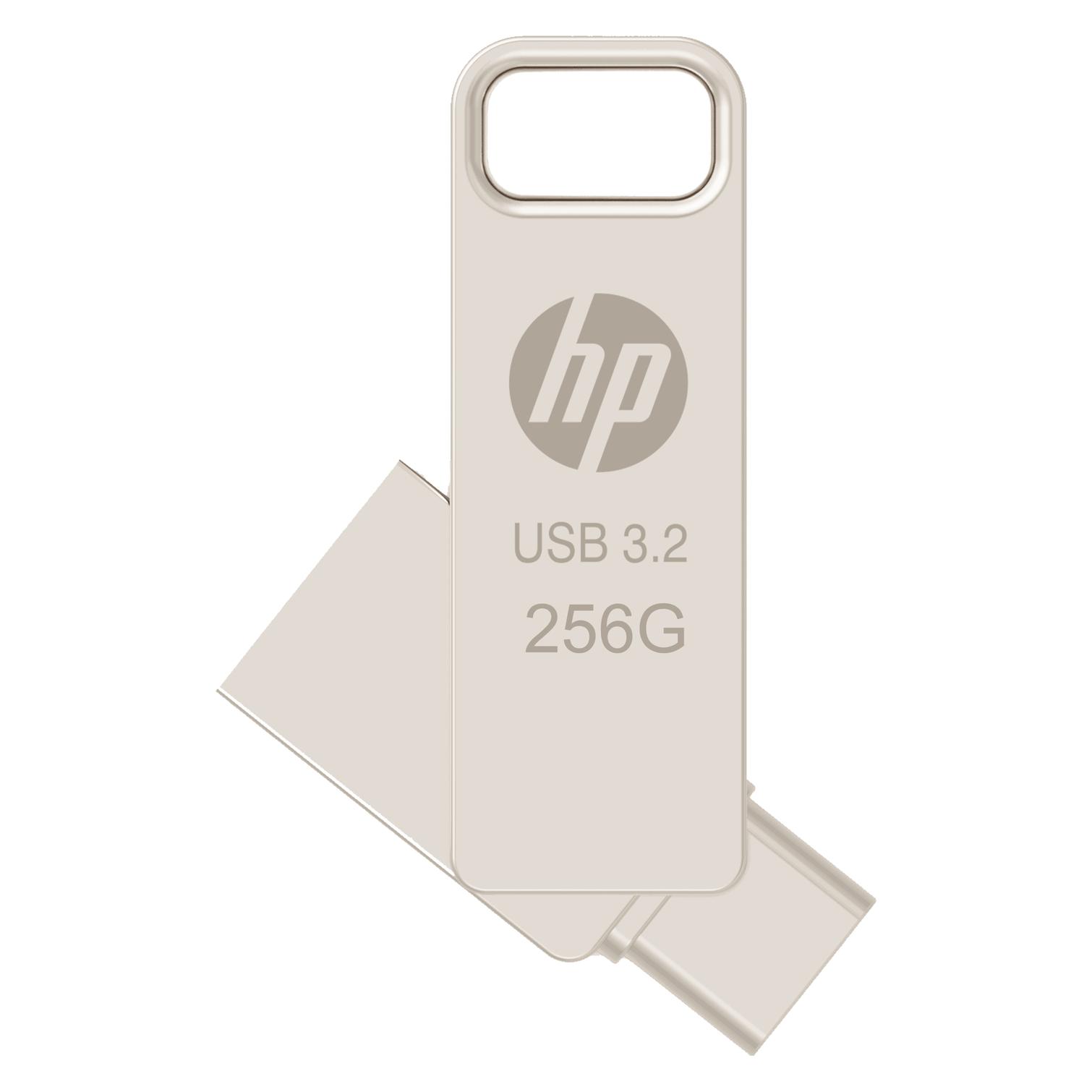 HP 256GB x206c OTG Type-C Metal Flash Drive (256 GB, USB-C) (HPFD206C-256)