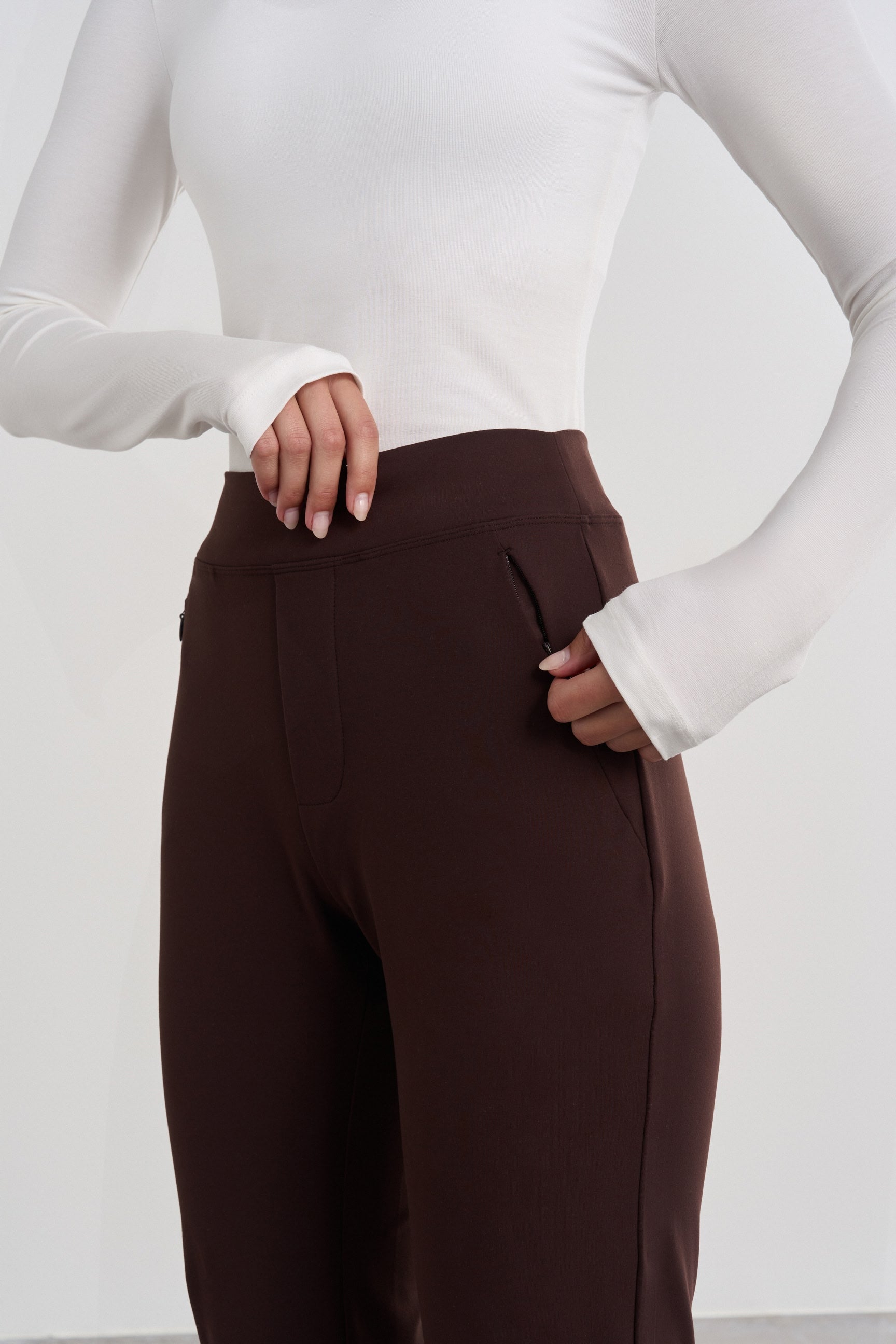 Famme Tailored Flared Pants Black L