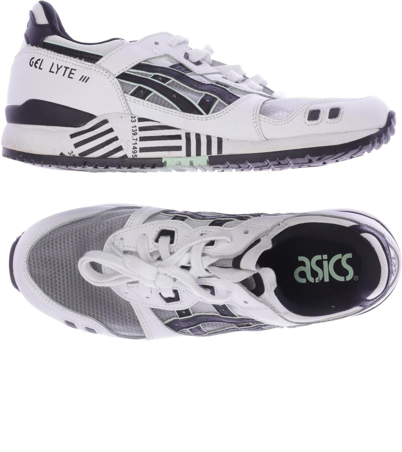 Asics Damen Sneaker, Weiß, Gr. EU 37.5, Leder - Second Hand