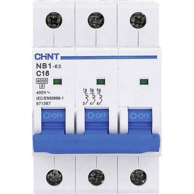 Chint 179686 NB1L Leitungsschutzschalter 3polig 16A