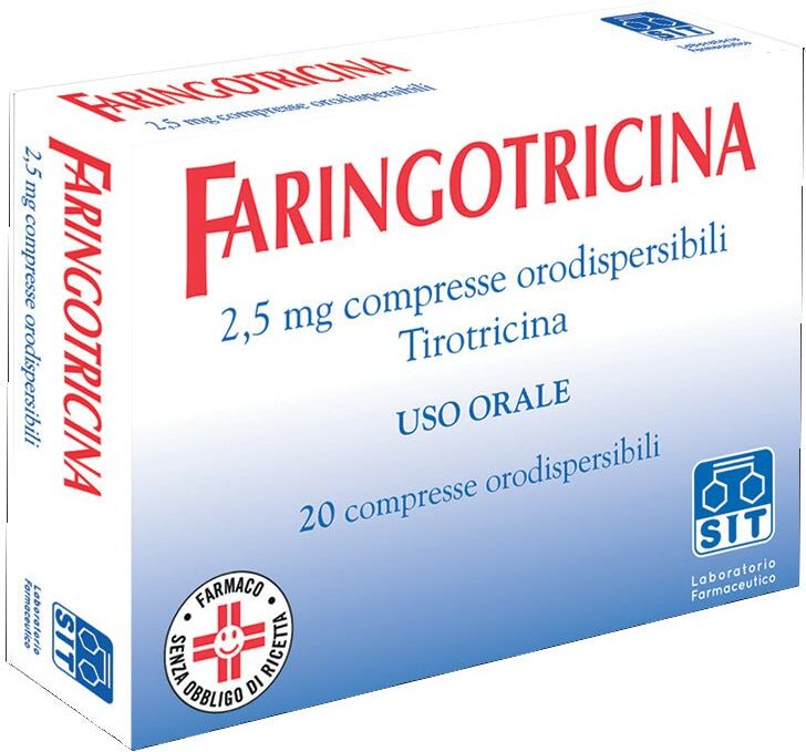 Sit Laboratorio Farmaceutico Faringotricina 2,5 mg 20 compresse orosolubili