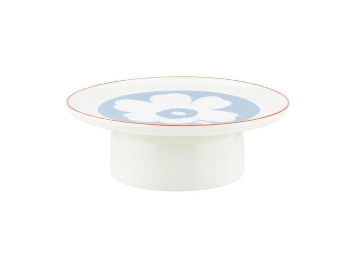 Marimekko Plateau de service Unikko White-light blue-orange red, Ø24 cm