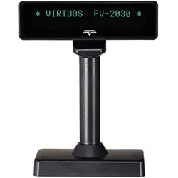 Virtuoso, Kasse Zubehör, VFD z ák.displej FV-2030B,,USB, ÄernÃ1⁄2