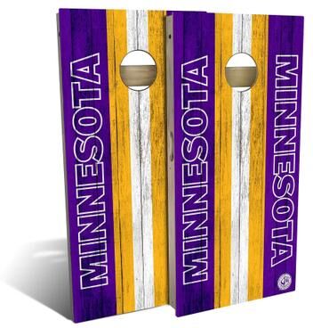 Skip's Garage Minnesota Football Outdoor Cornhole Board Set