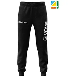 Givova, Unisex, Sporthose, Mod. Moon Big Logo (S), Schwarz